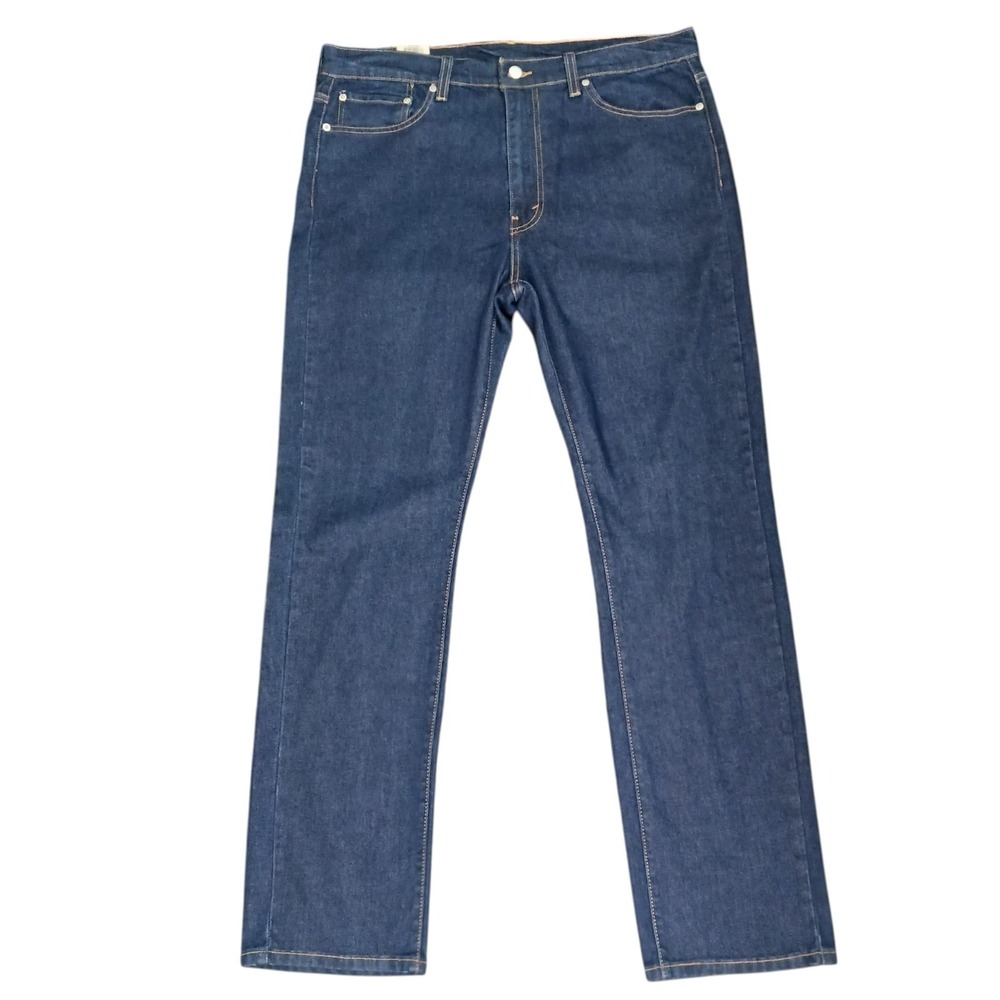 Levi's 513 Slim Straight‎ Blue Denim Jeans Stretch Size 36X32